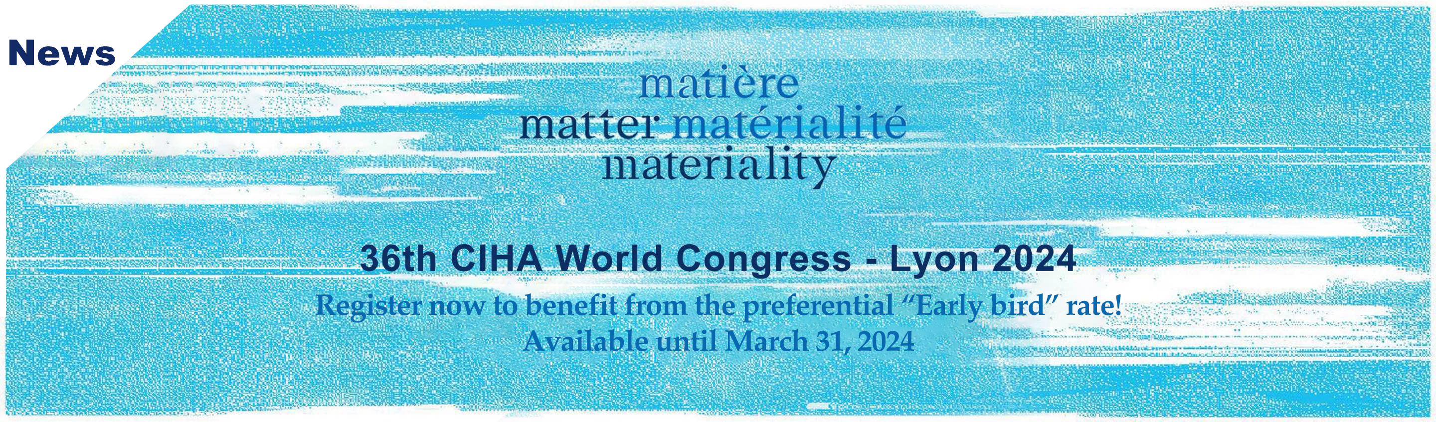 36th CIHA World Congress  Lyon 2024
